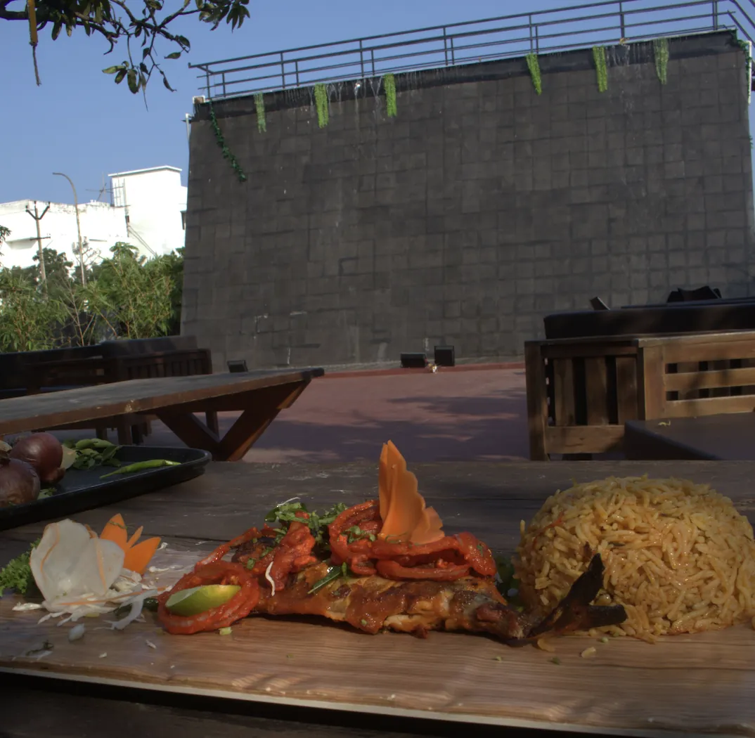 Real outdoor space